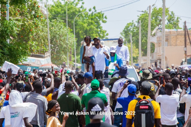 Législatives 2022 : Caravane de la coalition Yewwi Askan Wi à Tivaouane, Ndiassane et Mbour, hier, samedi 16 Juillet