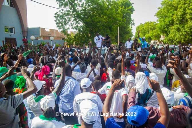 Législatives 2022 : Caravane de la coalition Yewwi Askan Wi à Tivaouane, Ndiassane et Mbour, hier, samedi 16 Juillet