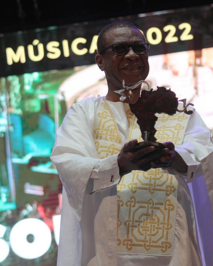 Youssou Ndour : «J'exprime ma joie d'avoir été désigné lauréat du prix La Mar de musicas 2022»