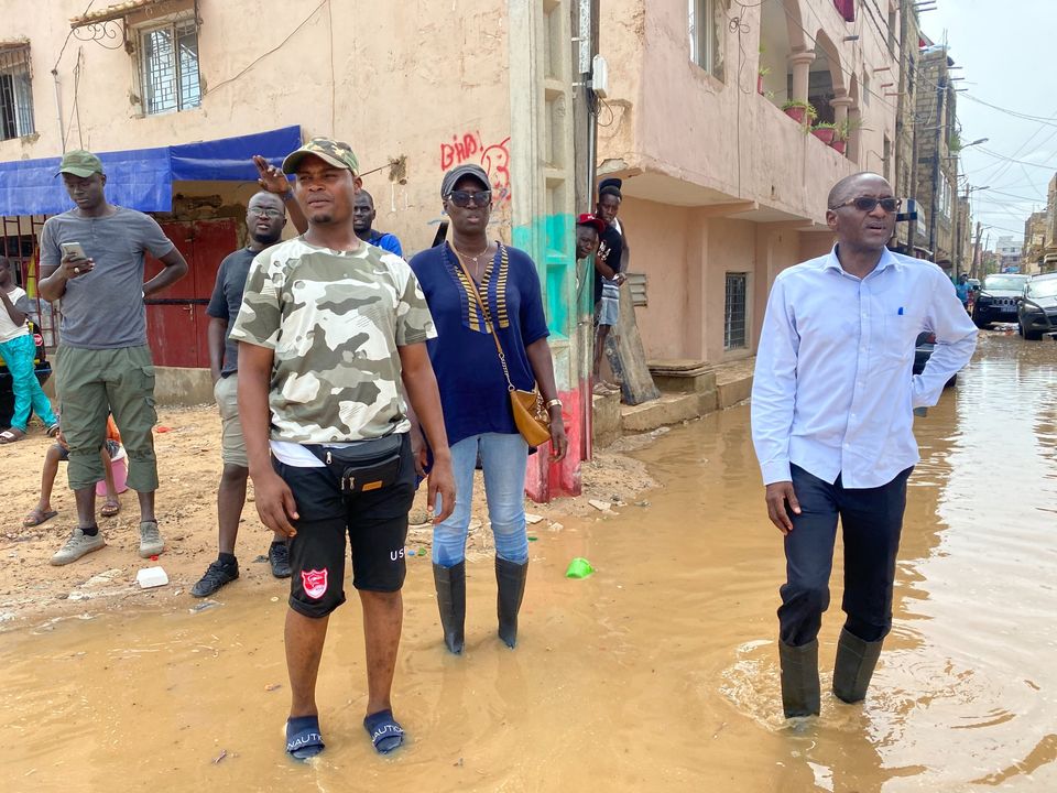 Evacuation des eaux pluviales à Ouakam : Le Maire Abdoul Aziz Guèye à pied d'œuvre