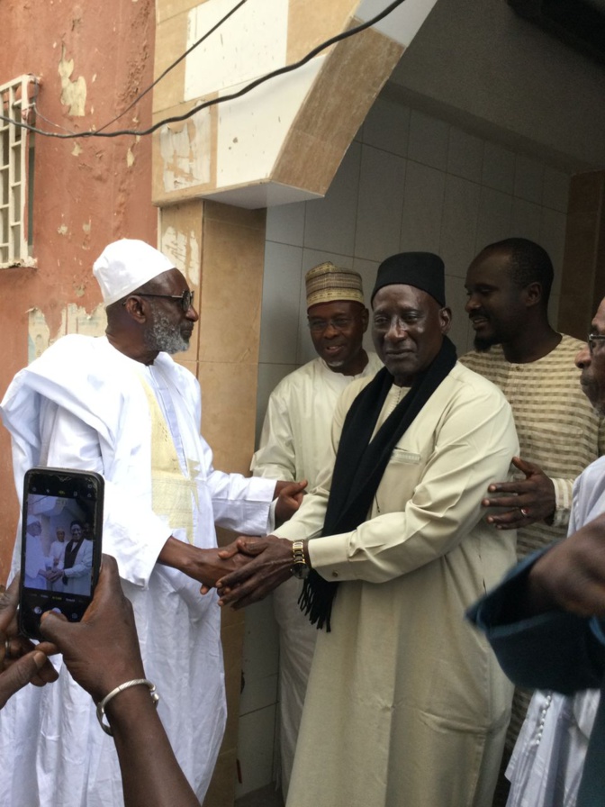 Fin de la première phase de leur tournée nationale auprès des chefs religieux : Wallu Sénégal chez Thierno Madani Tall, Khalife Général de la famille Omarienne.
