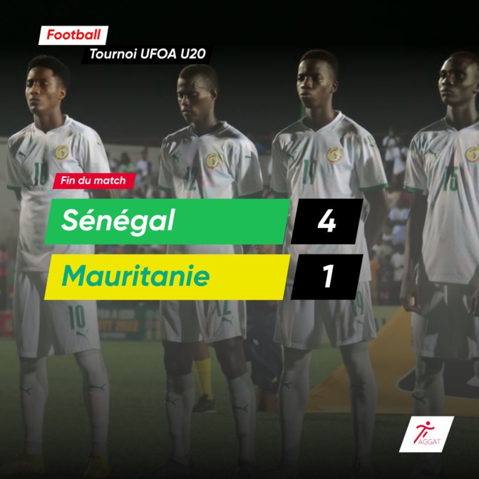 Football - UFOA (U20) 1/2 finale: Le Sénégal étrille la Mauritanie et se qualifie à la Can Egypte 2023