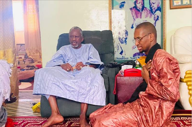 Magal: Seydina Oumar Touré chez son guide religieux, Serigne Mourtalla Fallilou Mbacké (Photos)