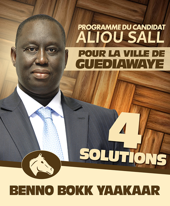 Mairie de Guédiawaye: L'ambitieux programme du candidat Aliou Sall