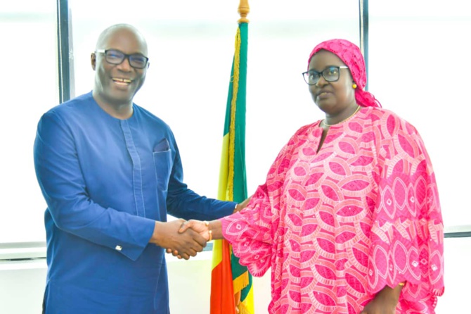 Audience / La ministre de la Santé et de l'Action sociale a reçu M. Ibrahima Cheikh Diongue, Sous-Secrétaire Général des Nations-Unies