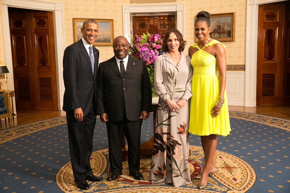 Maison Blanche: Ali Bongo Ondimba et son épouse reçus par le couple Obama