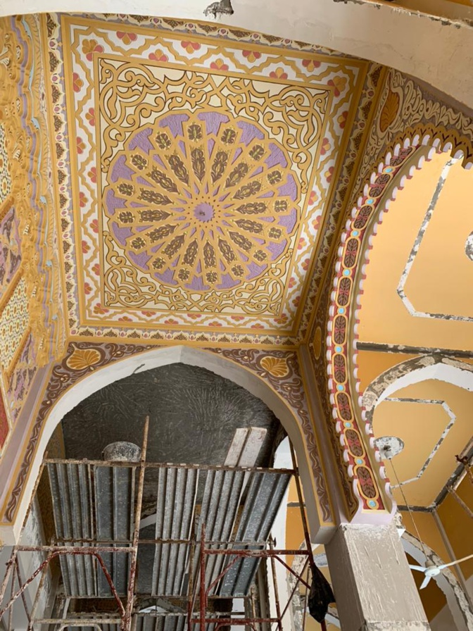 An 1 du début de la rénovation de la Grande Mosquée de Daroul Mouhty : la visite surprise du Khalife Serigne Bassirou Anta Niang Mbacké