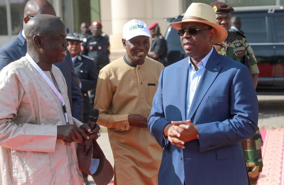 Grand Théâtre Doudou Ndiaye Rose de Dakar, le Président Macky Sall a présidé la cérémonie de remise de matériels agricoles