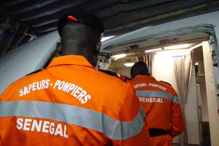 Photos / Solidarité avec la Turquie: Le détachement des pompiers sénégalais a quitté Dakar, ce lundi matin