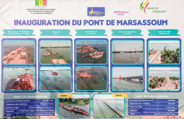 Photos: Inauguration du Pont Famara Ibrahima Sagna de Marsassoum en image