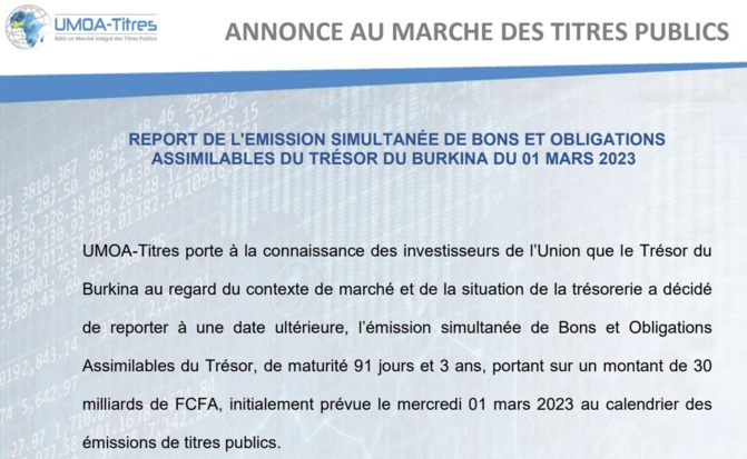 Eurobonds : Les pays africains de l'Afrique de l'Ouest à la recherche de liquidités désespérément