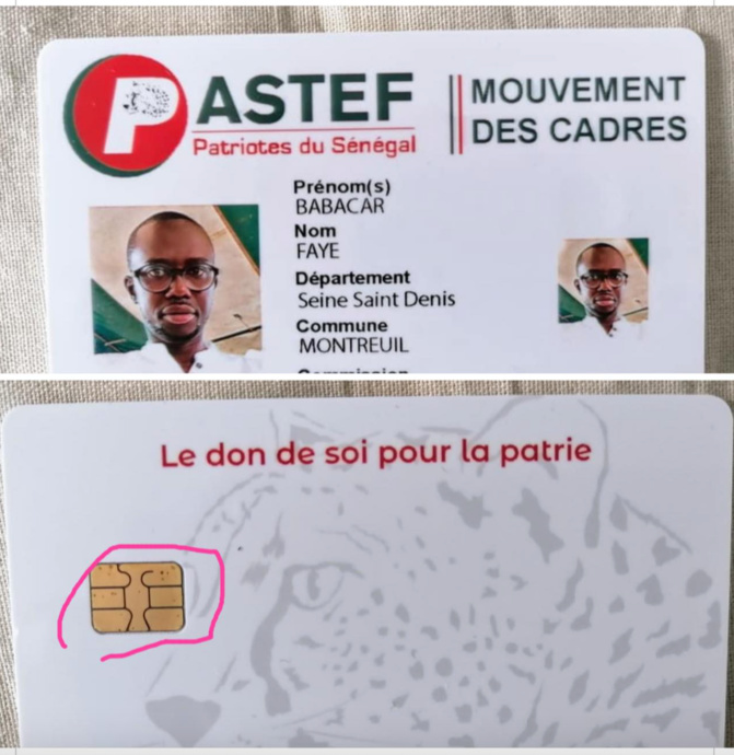 La révolution de Pastef : Des cartes membres à puce pour entrer dans la modernité 