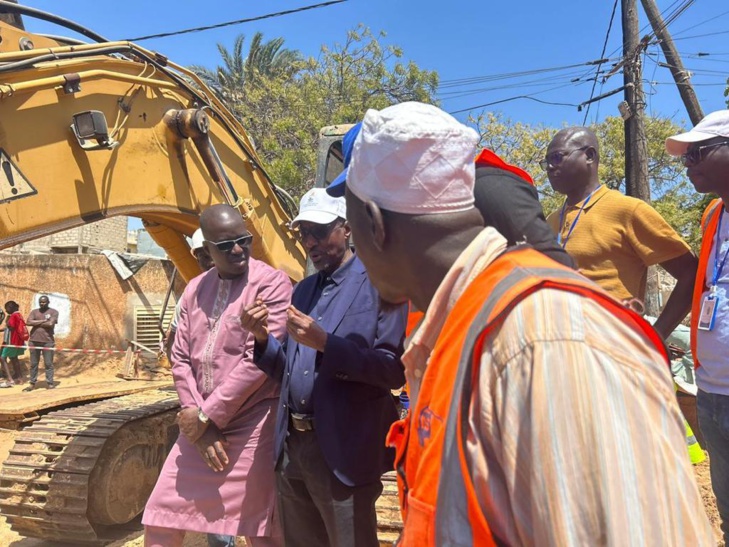 Remise en service de la station de Pikine Nord : Mamadou Mamour Diallo, DG de l’ONAS, rassure les riverains