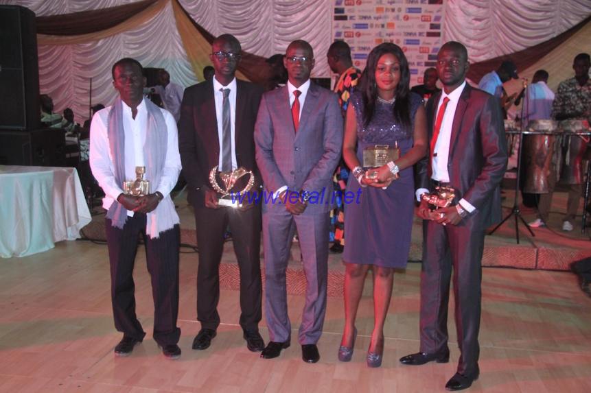 Les lauréats de l'édition 2014 du gala de la Convention des jeunes reporters du Sénégal