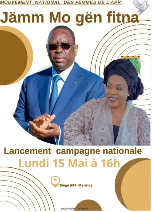 Lancement de la campagne "Jämm Mo gën fitna" pour la paix au Sénégal