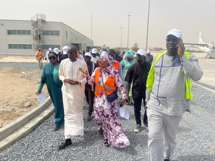 Photos / Aéroport Ousmane Masseck Ndiaye de Saint-Louis: Le DG de l’AIBD annonce le démarrage imminent de l’exploitation commerciale