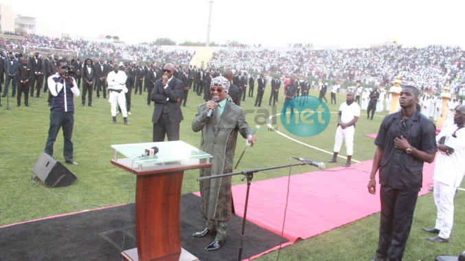 Photos - Pour la fin de la traque des bien mal acquis, Serigne Modou Kara lâche des colombes à Demba Diop