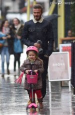 David Beckham et Harper : Séquence adorable en plein Londres