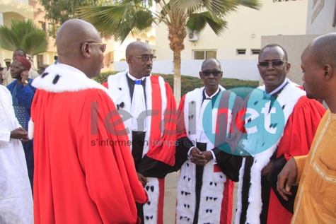 Les images de la levée du corps du président du Conseil constitutionnel, Cheikh Tidiane Diakhaté 