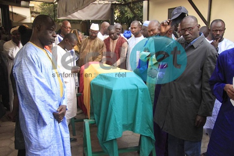 Les images de la levée du corps du président du Conseil constitutionnel, Cheikh Tidiane Diakhaté 