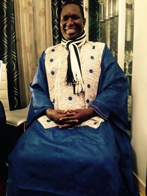 Salam Diallo en mode grand boubou