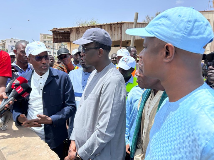 Amadou Bâ, Premier Ministre: « Je suis satisfait de l’état d’avancement des travaux du bassin de la zone de captage »