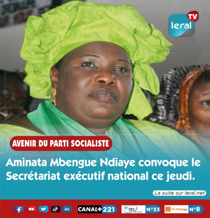 Avenir du PS : Aminata Mbengue Ndiaye convoque le SEN ce jeudi