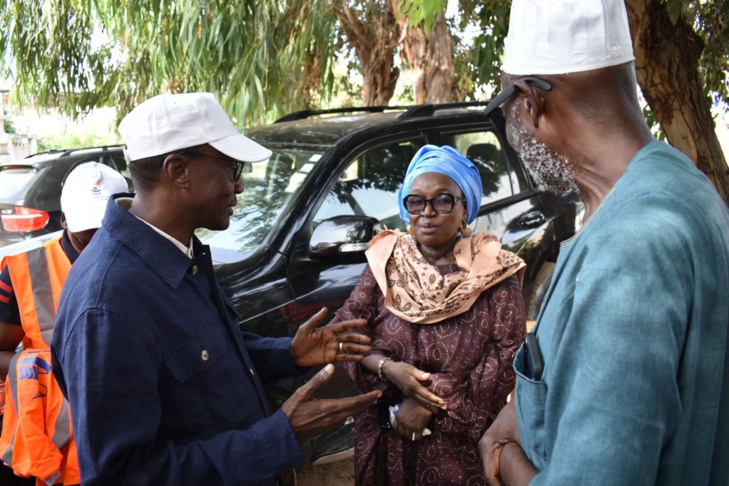 Cité Bellevue : Mamadou Mamour Diallo lance les travaux pour briser le cycle des inondations