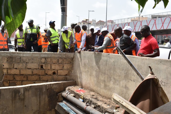 Cité Bellevue : Mamadou Mamour Diallo lance les travaux pour briser le cycle des inondations