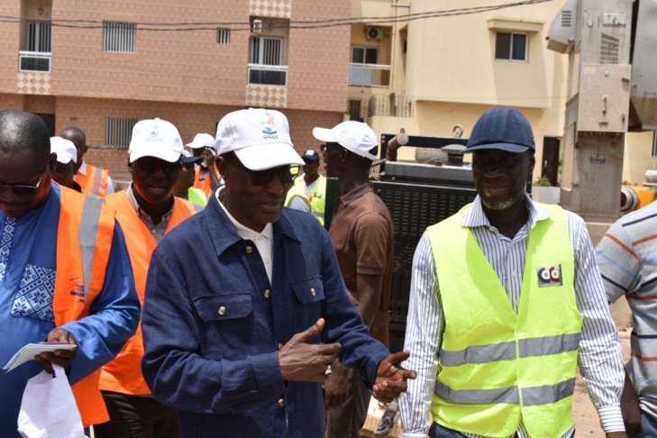 Cité Bellevue : Mamadou Mamour Diallo lance les travaux pour briser le cycle des inondations