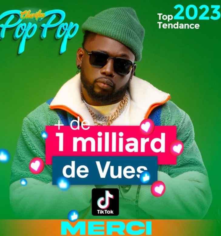 1 milliard de vues: Un hommage à l'exploit impressionnant de « Pop-Pop » de Cherifou sur TikTok