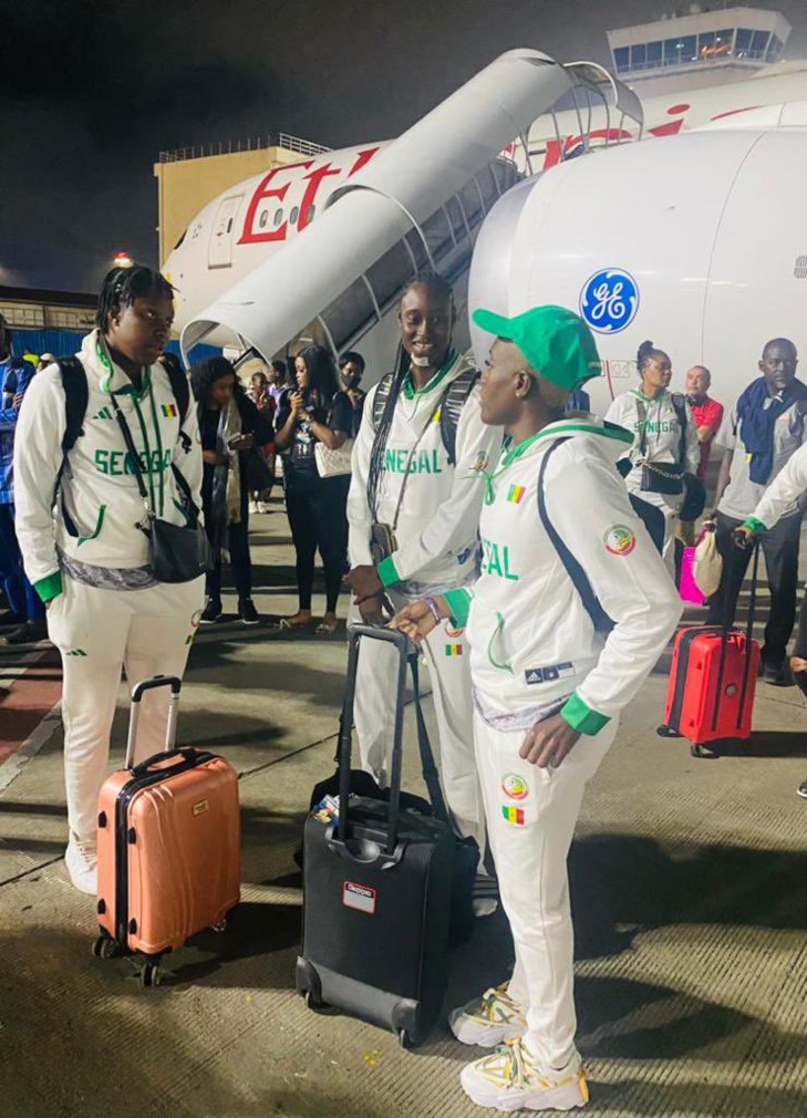 Afrobasket féminin 2023 : Arrivée des "Lionnes" à Kigali