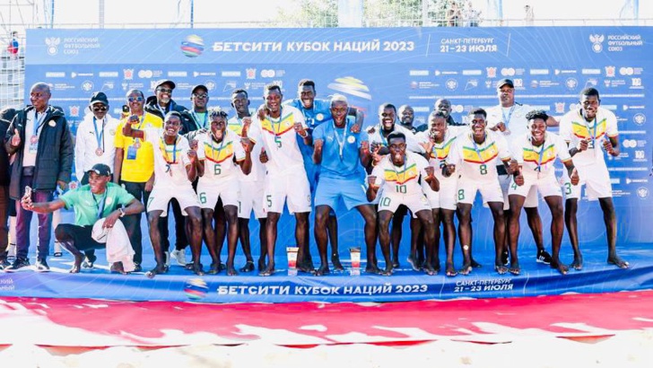 Foot de plage: Le Sénégal termine le tournoi des 4 nations avec la médaille de Bronze