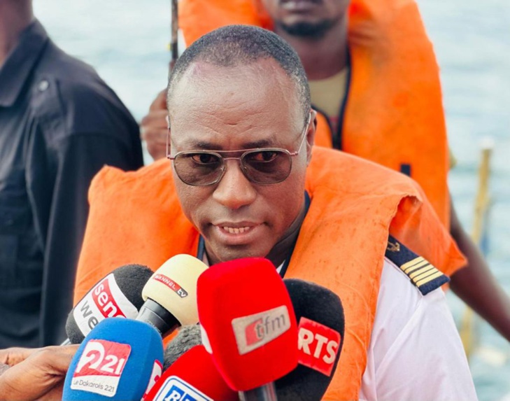 Suite au tragique chavirement d’une pirogue à Ouakam: Antoine Félix Abdoulaye Diome, Ministre de l’Intérieur s’est rendu sur les lieux en mer