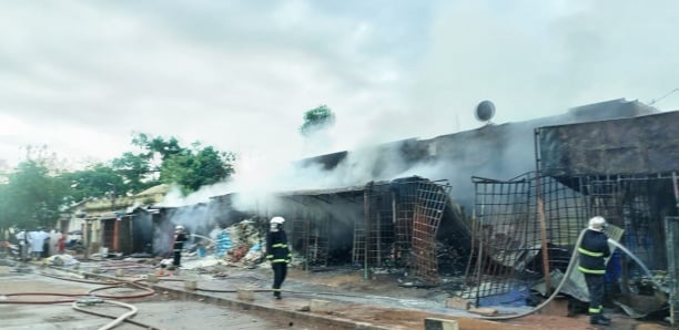 Incendie du marché central de Tambacounda : les dégâts matériels évalués à 650 millions FCFA (secrétaire général)