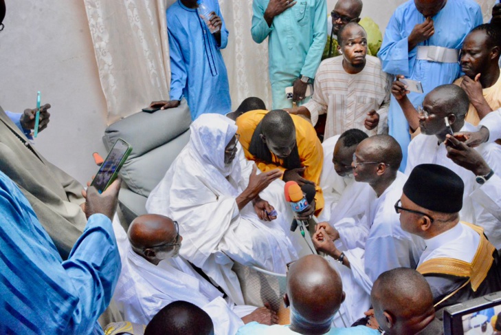 Stratégie hub aérien: Abdoulaye Dièye, DG de l'Aibd, recueille les prières du Khalife Général des Mourides