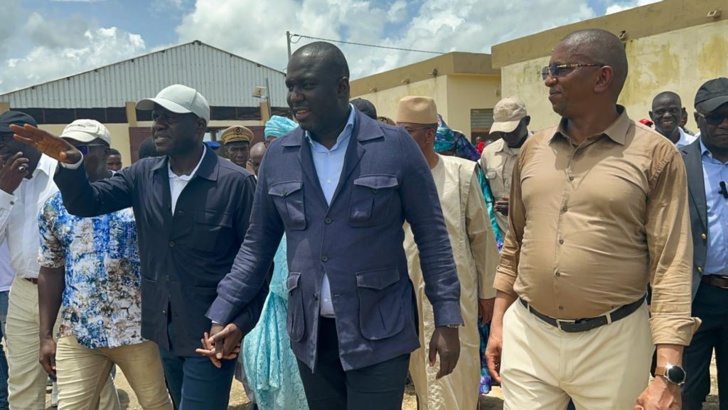 Photos/ Diaobé : Le Ministre du Commerce, Abdou Karim Fofana a réceptionné le nouveau complexe du marché sous régional, ce lundi