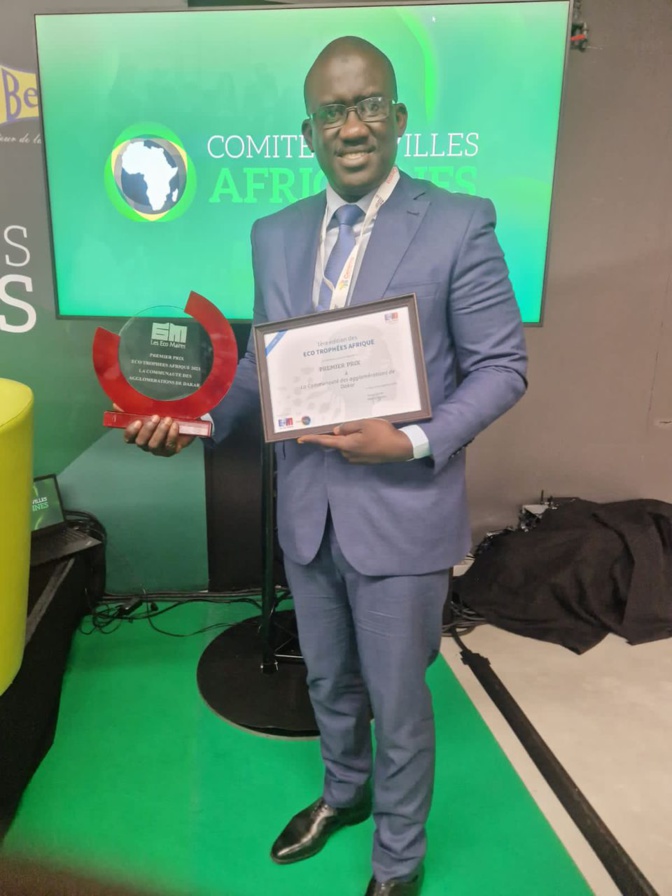 1er prix des Trophées Eco Afrique 2023 : La Communauté des Agglomérations de Dakar (CADAK), à l’honneur