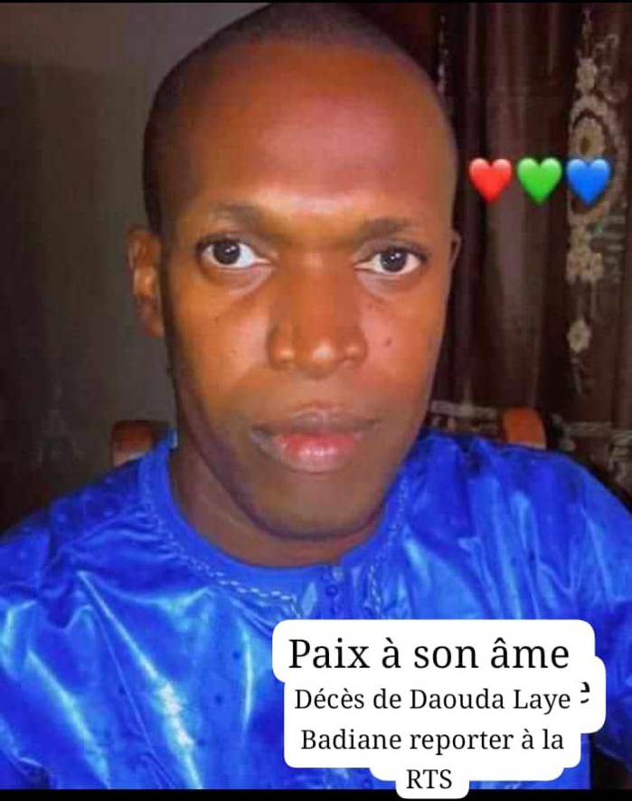 Décès du journaliste Daouda Laye Badiane