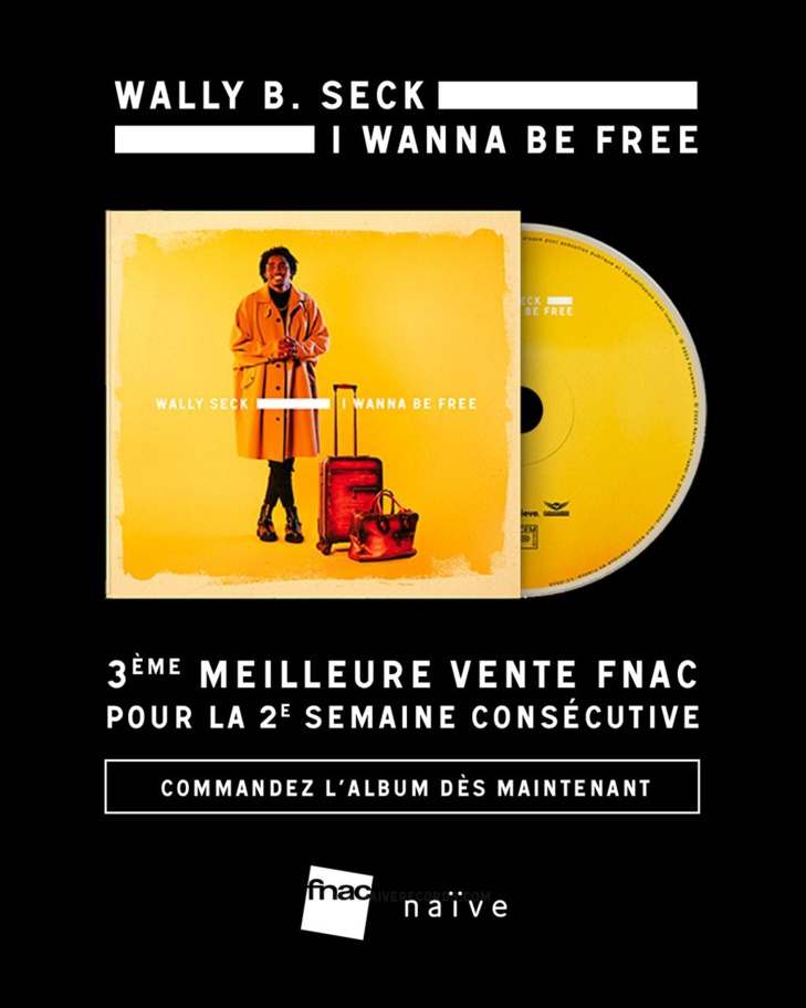 3e meilleure vente FNAC: Wally Seck occupe la 3e position derrière le mythique groupe de rock anglais, les Rolling  Stones