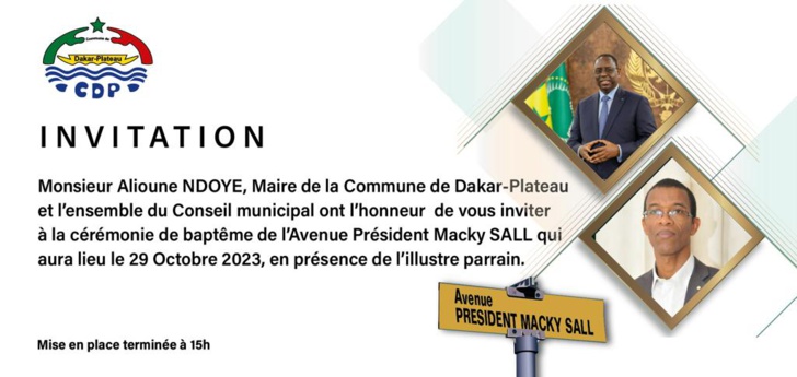 Avenue Faidherbe rebaptisée Avenue Macky Sall: Cette avenue va de la gare du TER, à celle du BRT