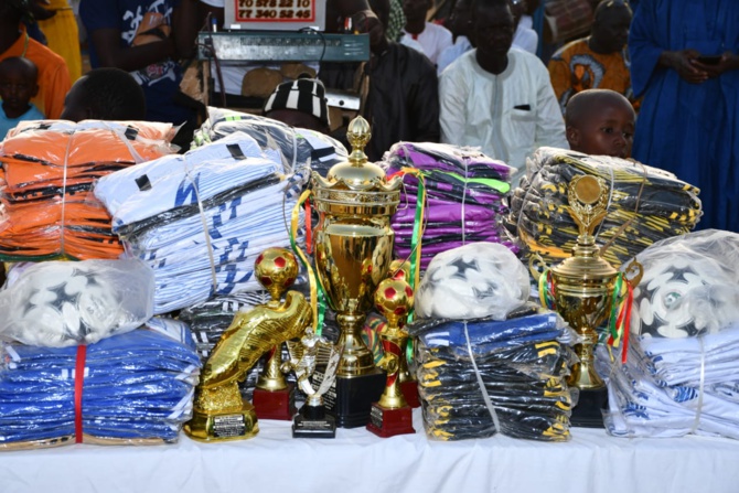 Finale de Football à Dondou: Le parrain Aliou Ousmane Sall, honoré dans le Dandé Mayo de Bokidiawé