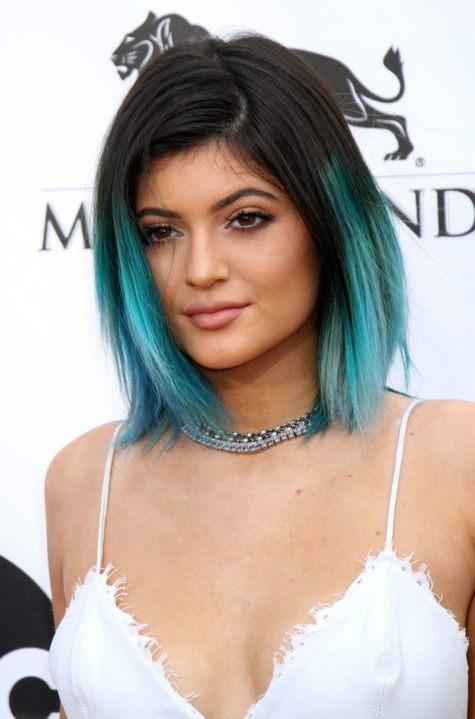 Kylie Jenner, cheveux bleus