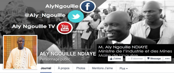 Internet: Aly Ngouille Ndiaye investit les Réseaux sociaux