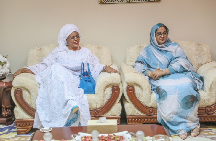 Photos / Nouakchott : Marème Faye Sall, Première Dame du Sénégal, présente à la Conférence sur le rôle des femmes leaders