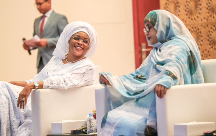 Photos / Nouakchott : Marème Faye Sall, Première Dame du Sénégal, présente à la Conférence sur le rôle des femmes leaders