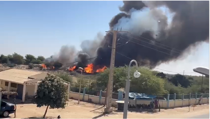 Saint-Louis: Un violent incendie réduit en cendres, le village de Gaya Diama