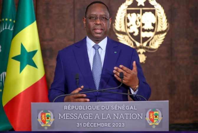 Message à la Nation :  Voici l’intégralité du discours du chef de l’Etat Macky Sall en cette veille de nouvel an 2024