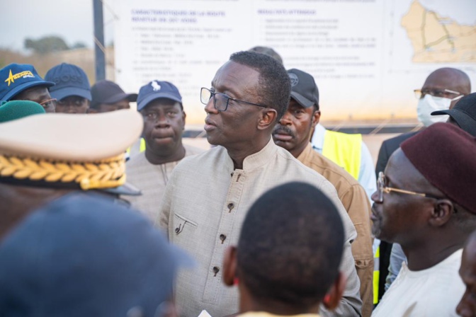 Boucle du Fouladou, région de Kolda: Le Premier Ministre Amadou Ba s'est rendu sur le chantier d'aménagement, ce dimanche