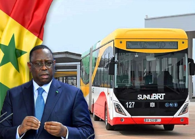 Macky Sall: "Le BRT va pallier les difficultés actuelles des transports et prévenir les problèmes de demain"